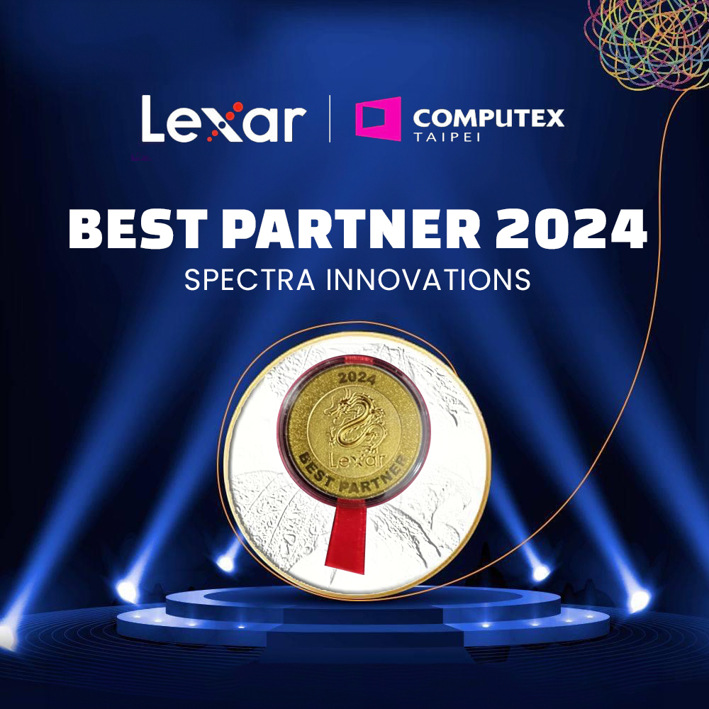 Spectra bags Lexar Best Partner of the Year 2024 Award